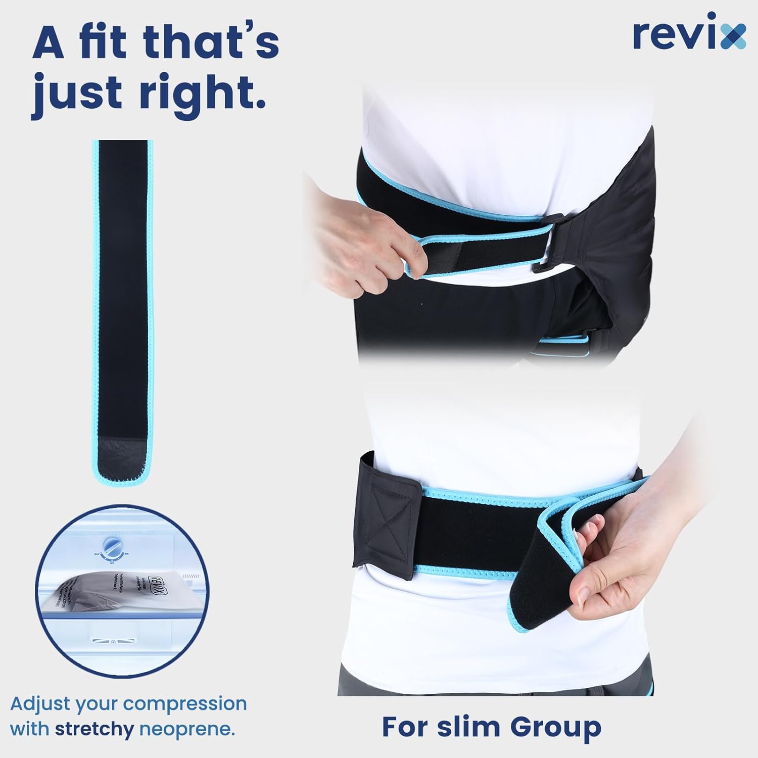 Large Hip Ice Pack Wrap for Surgery Recovery - Reusable Gel Cold Pack for Hip Replacement, Sciatic Nerve Pain Relief, Cold Therapy Compression Wrap for Hip Flexor - Black - Espot.com.au