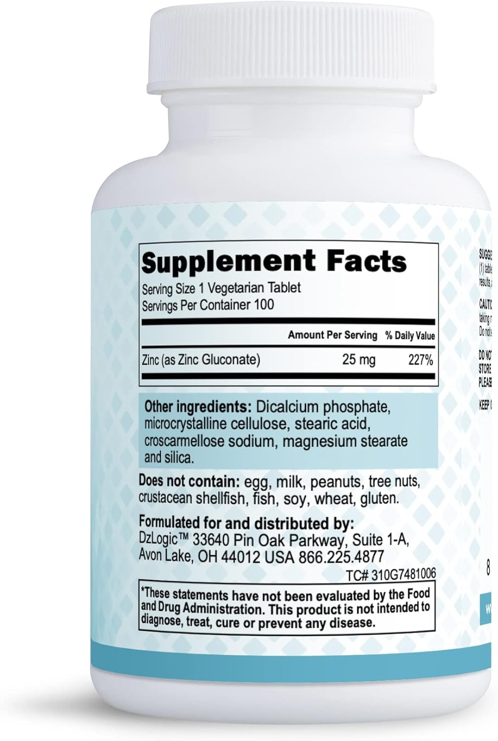 advanced-zinc-gluconate-formula-supplement---100-tablets-25mg---non-gmo-gmp-certified-gluten-free-vegetarian---supports-immune-function-by-dzugan-physiologic-2