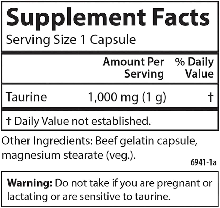 carlson-taurine-free-form-amino-acid-capsules-for-nerve-health-muscle-function---300-count-4