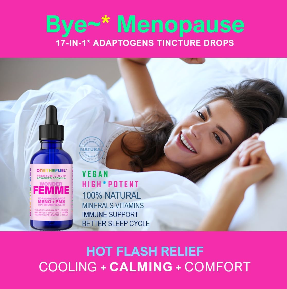 wonder-femme-plant-based-menopause-support-supplement---hormone-balance-hot-flashes-relief-with-17-herbal-ingredients---natural-estrogen-health-tincture-2-oz-6