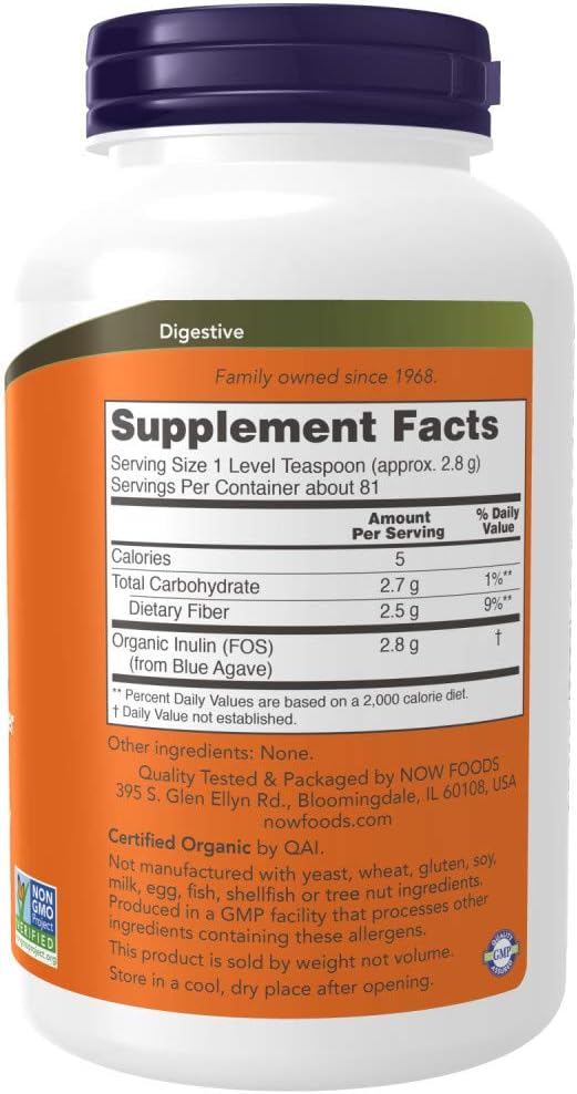 certified-organic-now-foods-inulin-powder---8-oz-pack-of-3---digestive-support-supplement-2