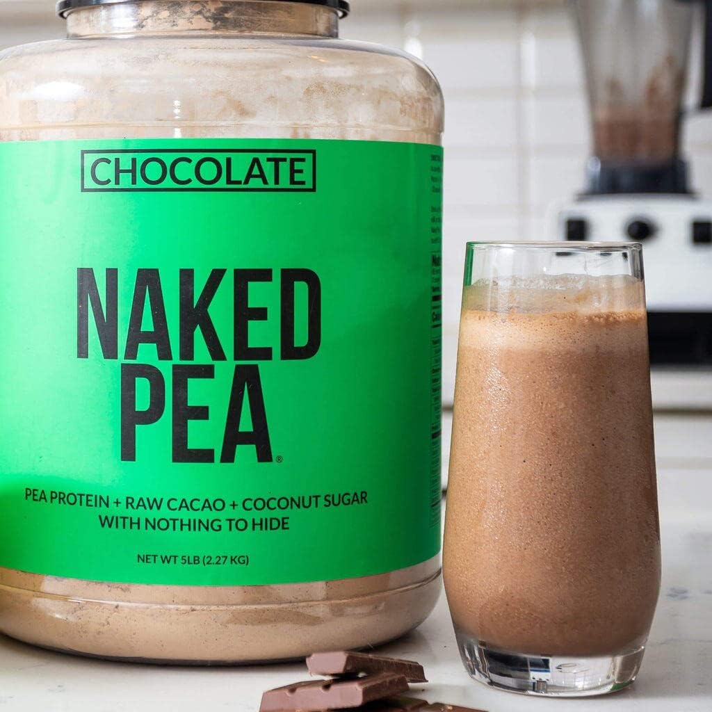 5LB Bulk Chocolate Naked Pea Protein Isolate - Plant Based, Vegetarian & Vegan Protein, Easy to Digest, Non-GMO, Gluten-Free - Espot.com.au