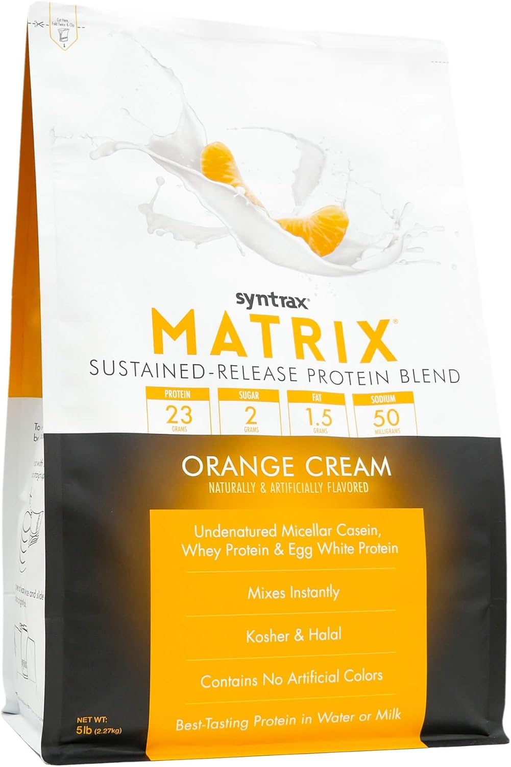 syntrax-nutrition-matrix-orange-cream-5-lb---sustained-release-protein-blend-2