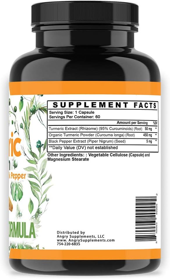 organic-turmeric-curcumin-capsules-with-black-pepper-extract---60-vegan-capsules-2-month-supply---95-curcuminoids---joint-support-and-antioxidant-relief---angry-supplements-4