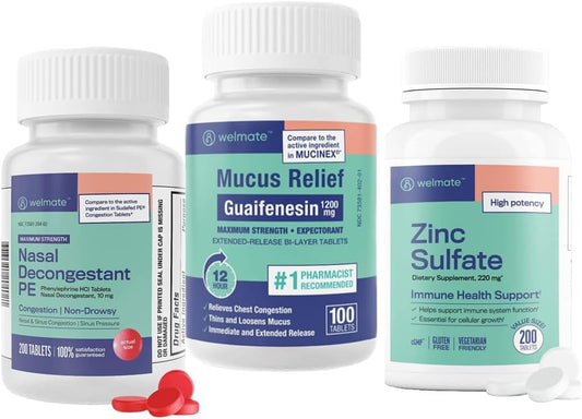 ultimate-cold-and-allergy-relief-bundle-with-guaifenesin-phenylephrine-hcl-and-zinc-sulfate---100-tablets-of-mucus-relief-200-tablets-of-nasal-decongestant---maximum-strength-formula-1
