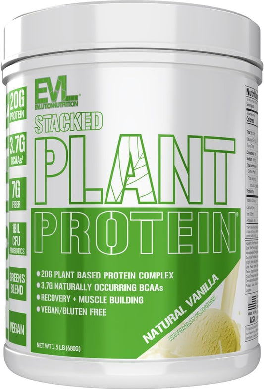 evlution-nutrition-plant-protein-powder---vegan-non-gmo-gluten-free-probiotics-bcaas-fiber---complete-plant-based-protein-complex---15-lb---natural-vanilla-flavor-1
