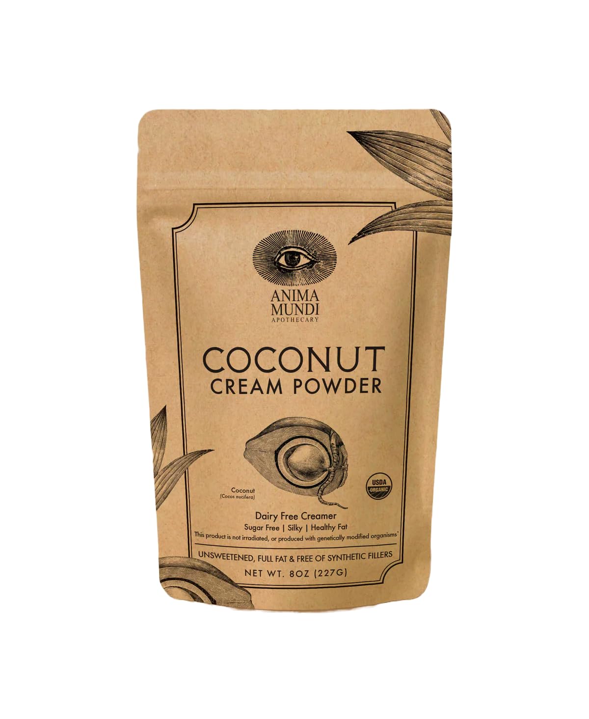 organic-non-dairy-coconut-creamer-powder-for-coffee-smoothies-desserts---vegan-plant-based-8oz-by-anima-mundi-apothecary-1