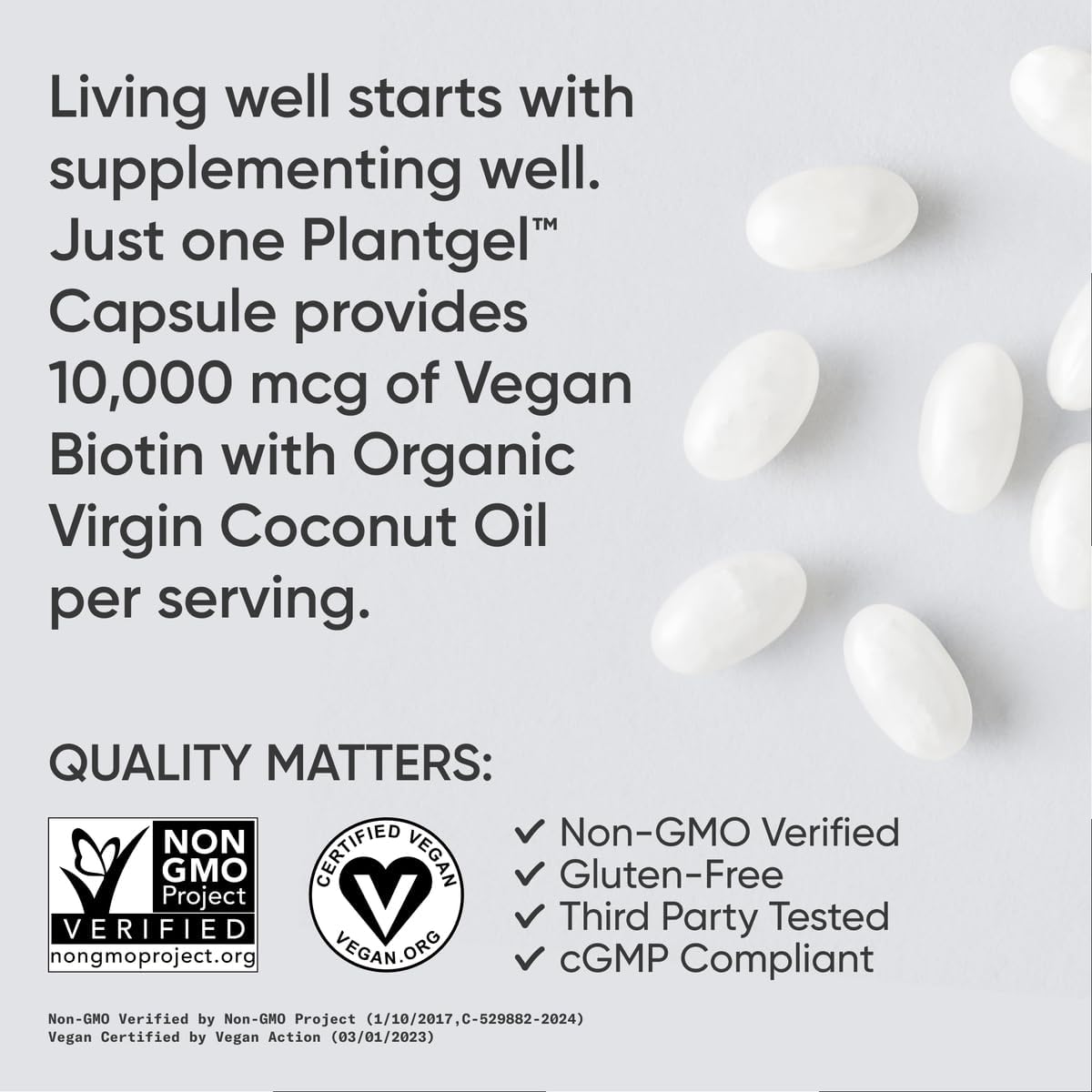 triple-strength-vegan-biotin-10000mcg-with-coconut-oil-astaxanthin-12mg-phytoceramides-350mg---sports-research-organic-softgels-8