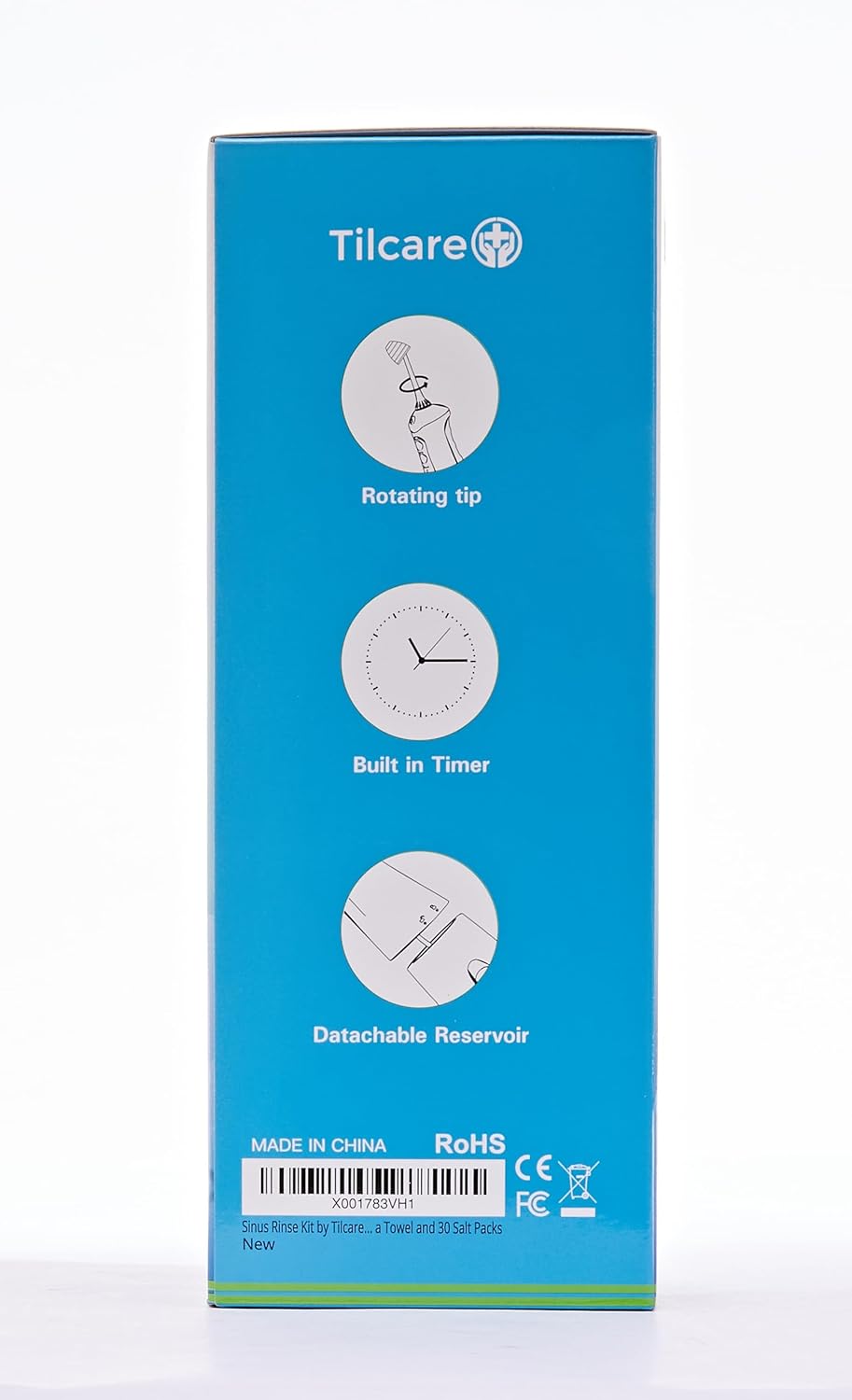 tilcare-electric-neti-pot-for-sinus-allergy-relief---nasal-irrigation-system-with-towel-and-30-salt-packs---cleanse-stuffy-nose-13