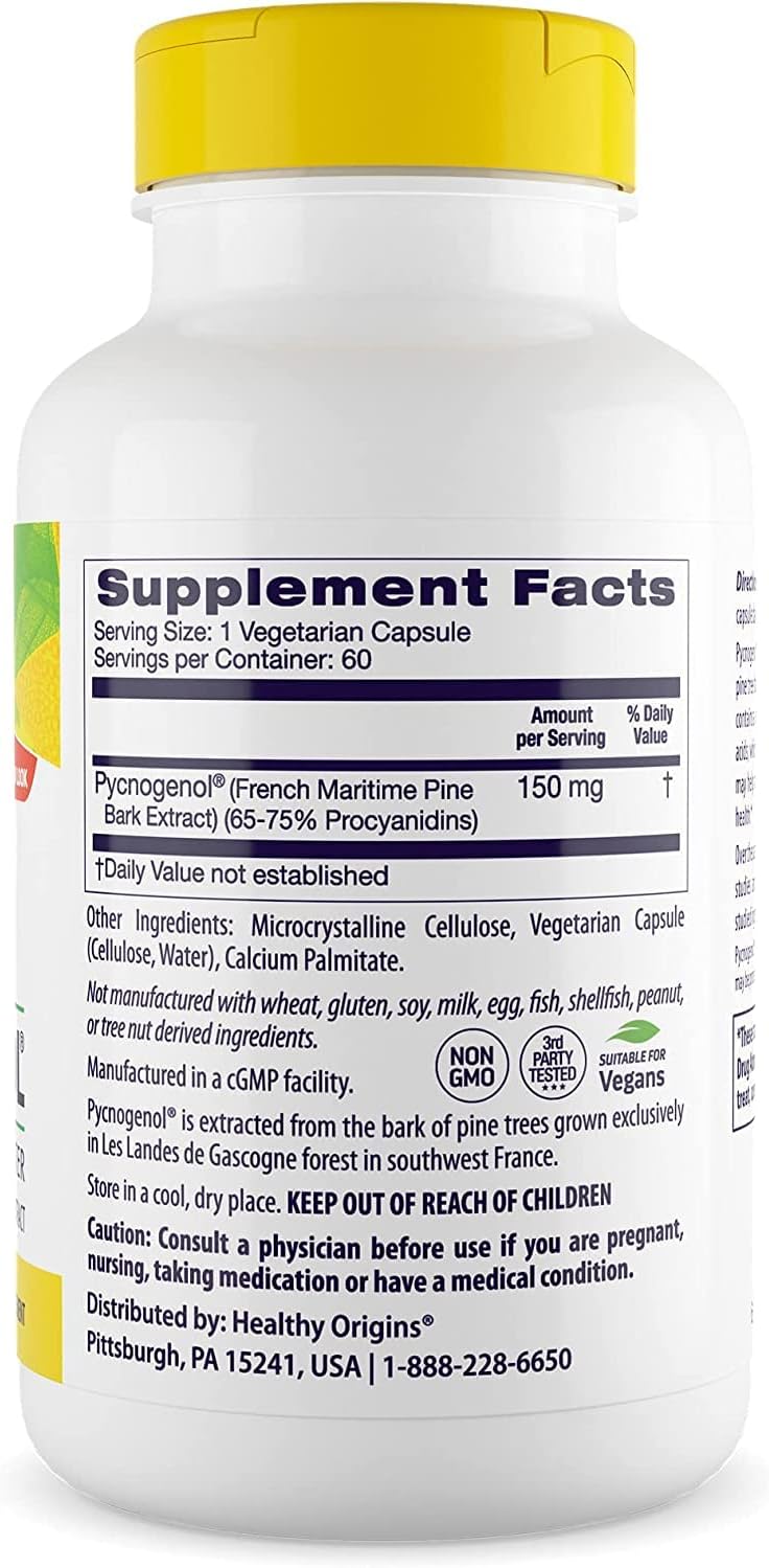 premium-french-maritime-pine-bark-extract---150mg-pycnogenol-for-heart-health-skin-care---gluten-free-non-gmo-veggie-caps---60-count-2