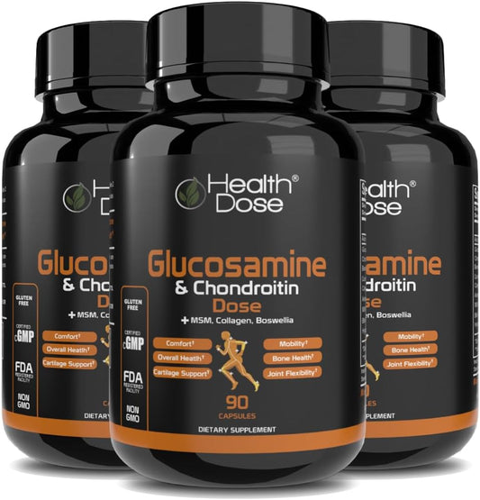 glucosamine-plus-joint-support-capsules-with-msm-collagen-boswellia---90-count-x-3-packs---antioxidant-properties-for-cartilage-mobility-support-1