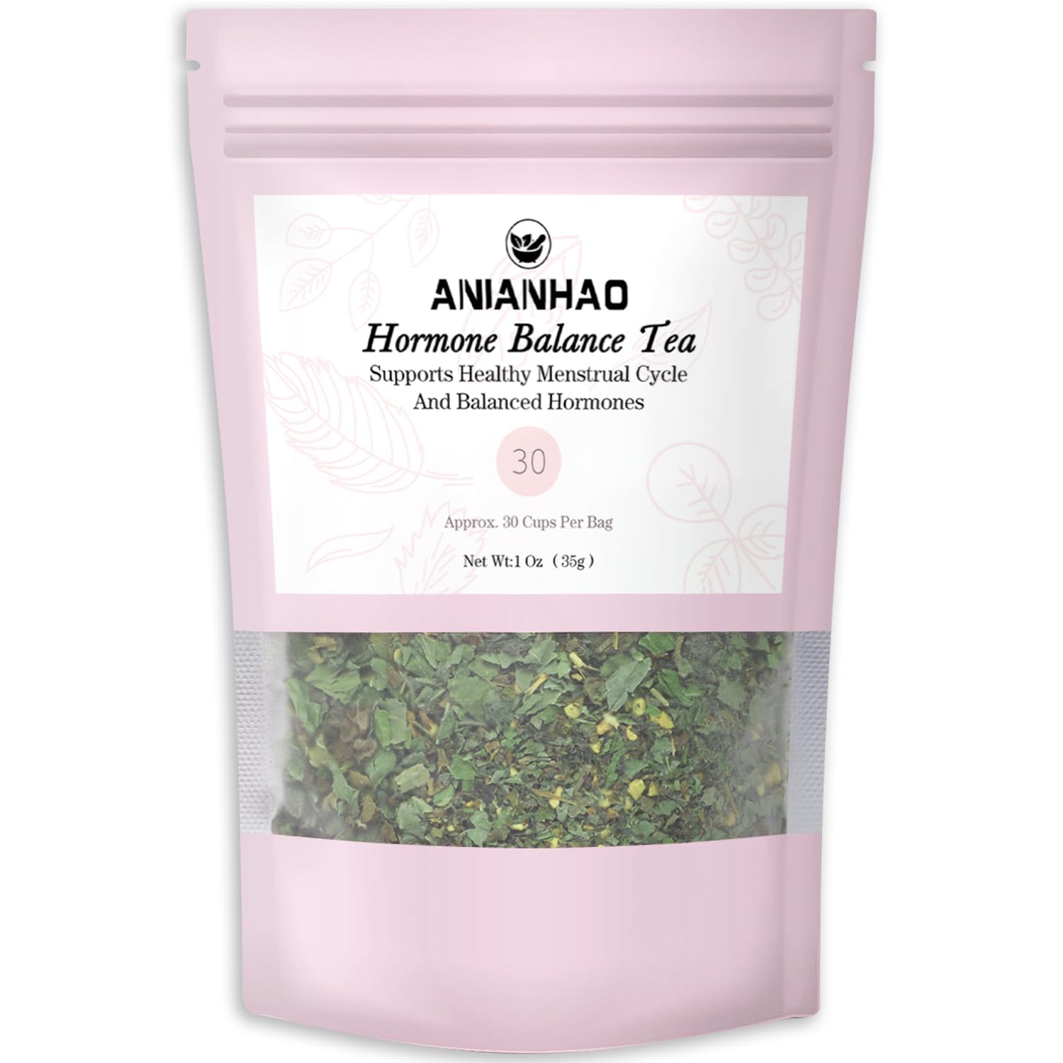 hormone-balance-tea-herbal-blend-for-natural-menstrual-cycle-support---spearmint-flavor-loose-leaves---anianhao-herbal-tea-1