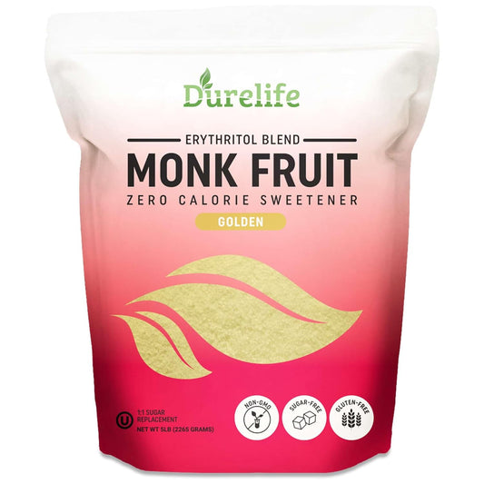 5-lb-durelife-golden-monk-fruit-sweetener---keto-friendly-sugar-substitute-crystal---zero-calorie-kosher---bulk-size-11-sugar-replacement-1