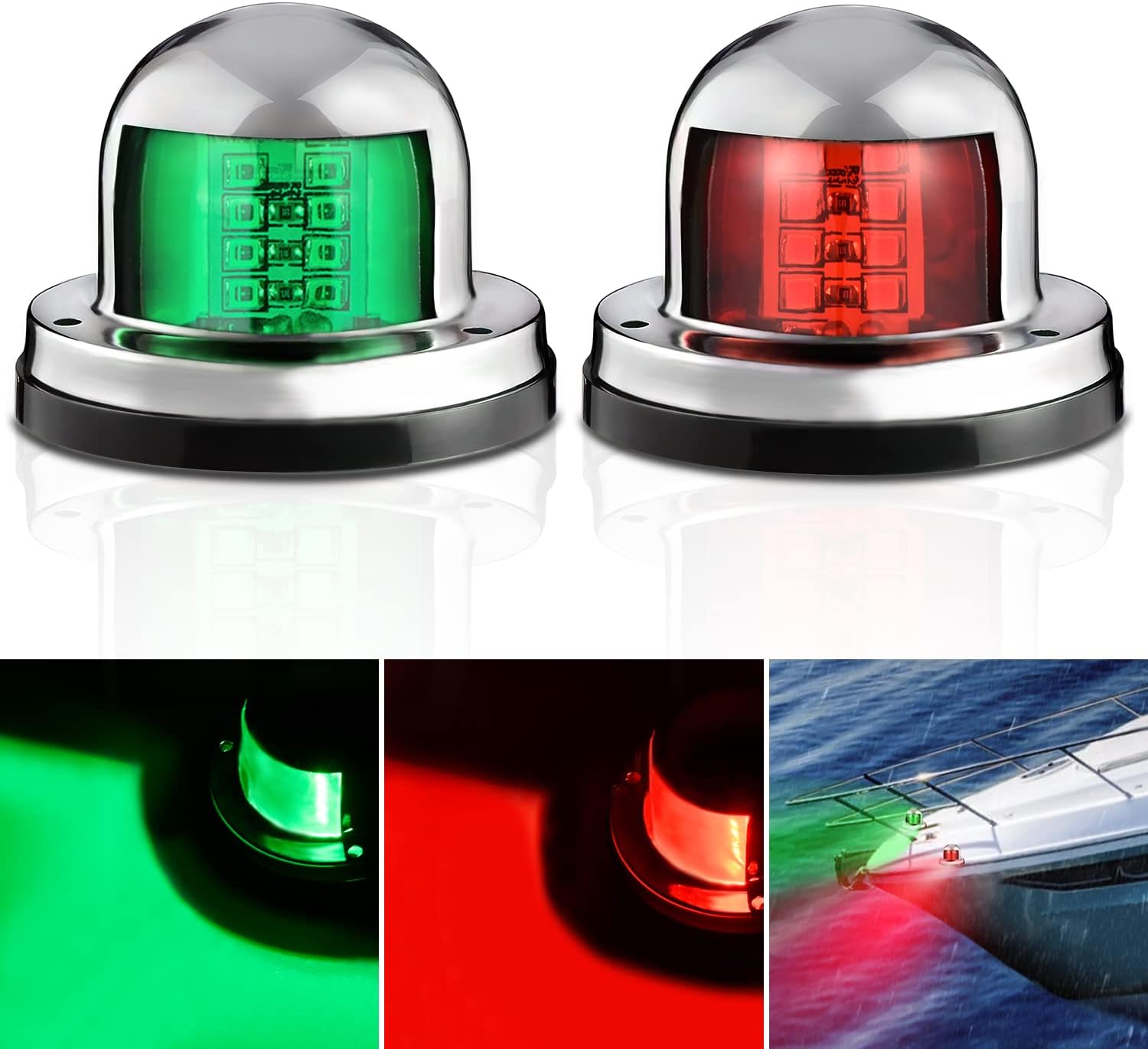 2pcs-nilight-marine-boat-navigation-lights-8led-red-green-port-starboard-signals-12v-waterproof-bow-light-for-yachts-pontoon-speedboats-sailboats-fishing-boats-1