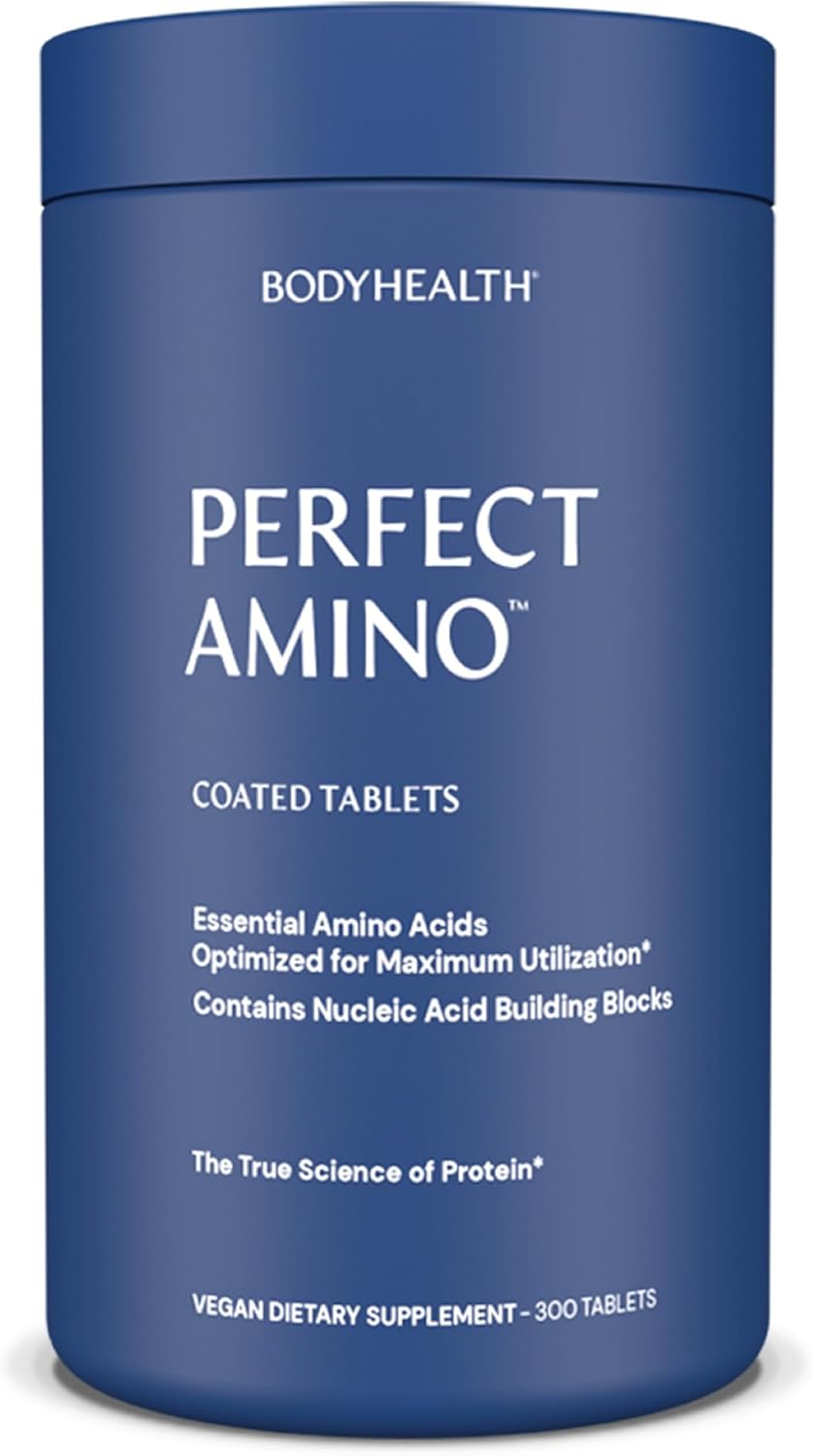 vegan-amino-acid-supplement-for-muscle-recovery-workout-support---bodyhealth-perfectamino-300ct-tablets-with-bcaas-lysine-tryptophan-leucine-methionine---easy-to-swallow-vegan-protein-1