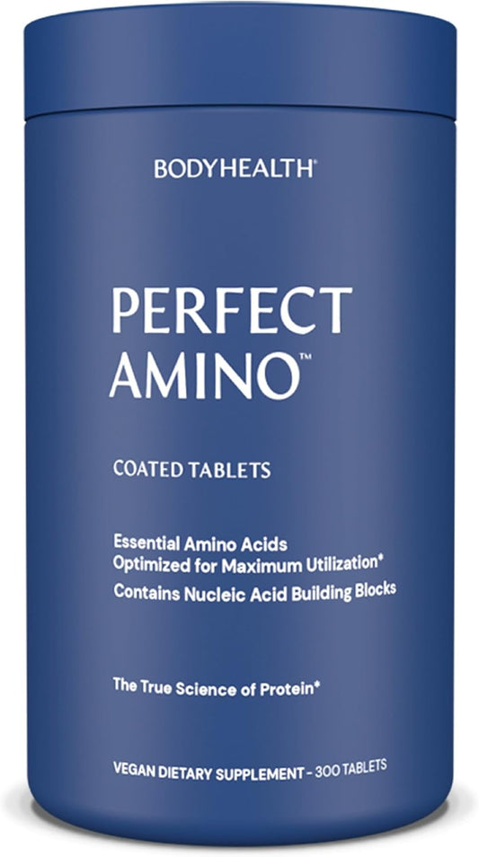 vegan-amino-acid-supplement-for-muscle-recovery-workout-support---bodyhealth-perfectamino-300ct-tablets-with-bcaas-lysine-tryptophan-leucine-methionine---easy-to-swallow-vegan-protein-1