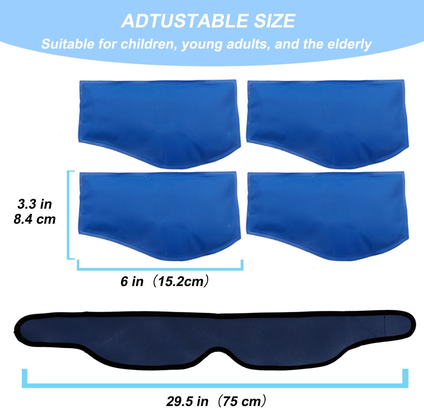 reusable-face-ice-pack-for-jaw-and-toothache-relief---cold-compress-for-head-and-chin---hot-or-cold-gel-packs-for-tmj-oral-surgery-dental-implants---includes-1-wrap-and-4-ice-packs-5