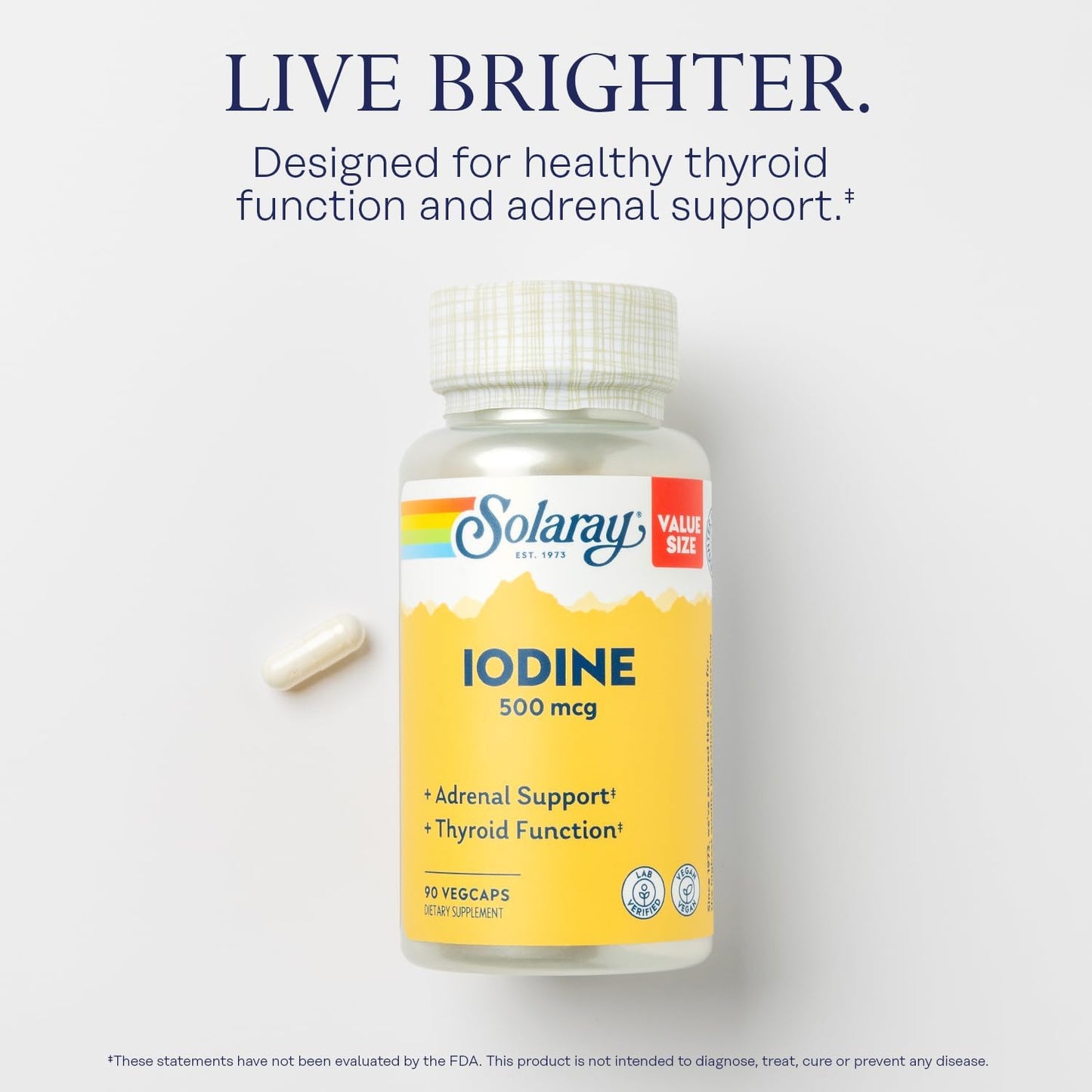 solaray-iodine-500-mcg-supplement-for-adrenal-thyroid-support-energy-metabolism-focus---potassium-iodide-vegan-90-vegcaps---90-servings---60-day-guarantee-3
