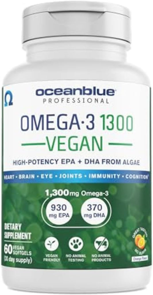 oceanblue-professional-vegan-omega-3-1300-60-count---plant-based-algae-oil-supplement-with-high-potency-dha-epa---vegan-fish-oil-alternative---30-day-supply-1