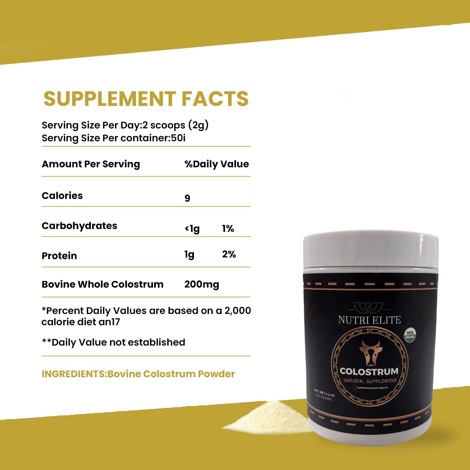 organic-usda-certified-grass-fed-cow-colostrum-powder-supplement---high-igg-for-immune-digestive-support---natural-organic---42-oz-2