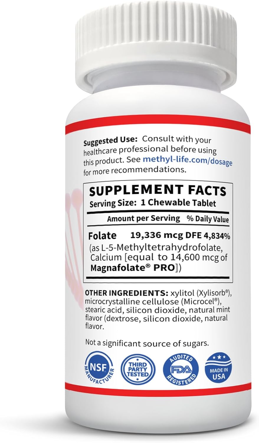 professional-strength-10-mg-l-methylfolate-chewables---3-month-supply---non-gmo-gluten-free---pharmaceutical-grade-folate-by-methyl-life-2