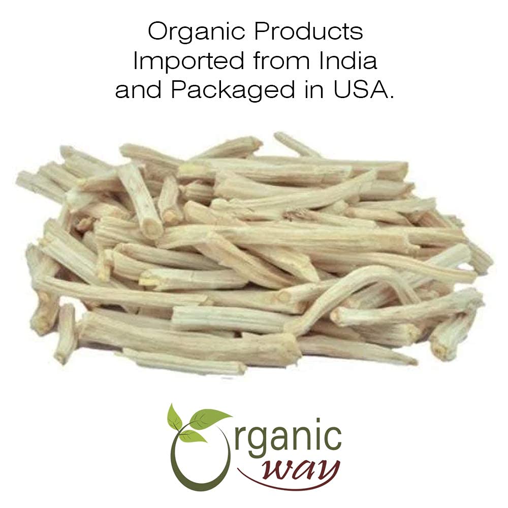 Organic Shatavari Cut & Sifted - Raw & Vegan | Non GMO & Gluten Free | USDA Certified | India-Origin | 1/2LBS - Espot.com.au