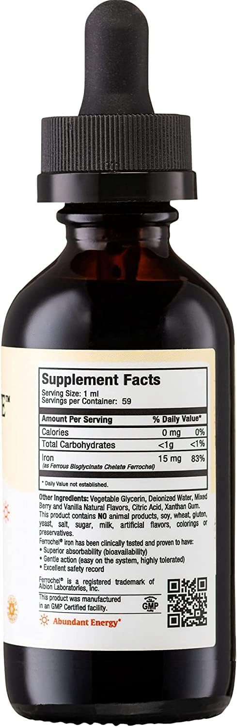 liquid-iron-drops-supplement---15mg-per-ml-for-energy-blood-levels---gentle-on-stomach---iron-supplement-for-men-women-kids---2-oz-2-pack-5