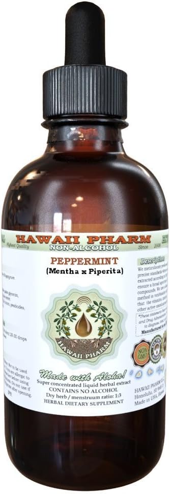 organic-peppermint-alcohol-free-liquid-extract---2-floz-glycerite-supplement-by-hawaii-pharm-natural-herbal-leaf-extract-from-usa-1