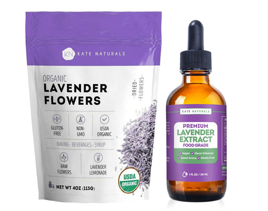 lavender-flowers-and-extract-bundle---kate-naturals---4oz-dried-flowers-1oz-essential-oil-1