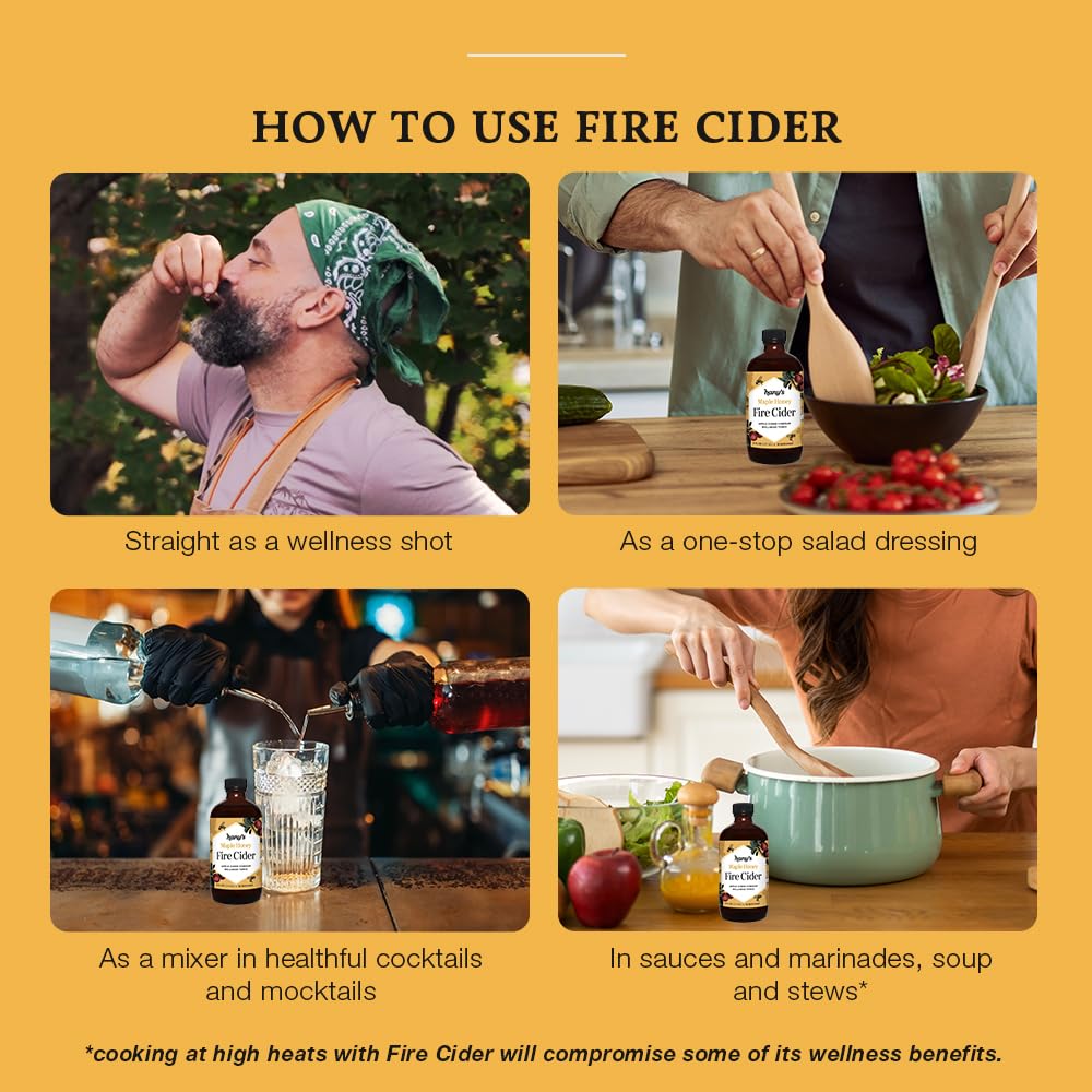 hanys-harvest-maple-honey-fire-cider-16-fl-oz-glass-bottle---all-natural-immune-digestive-support---small-batch-handcrafted-6
