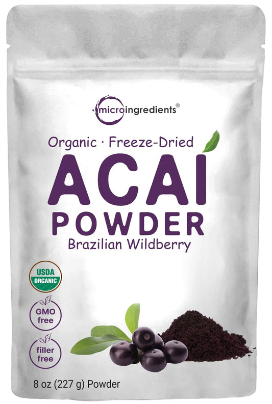 organic-acai-powder-8oz---100-natural-freeze-dried-wildberry-source-for-drinks-smoothies---no-additives-non-gmo-vegan---great-flavor-boost-1
