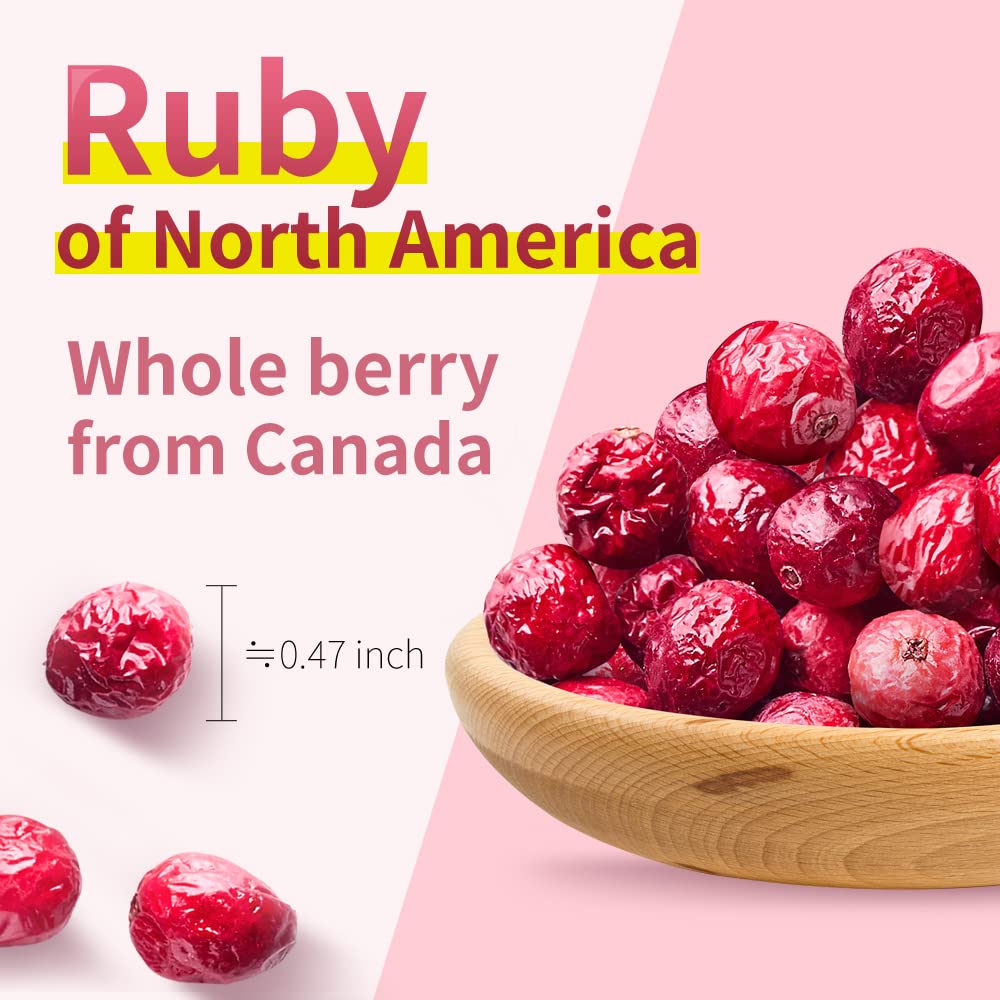 frenature-freeze-dried-cranberries---whole-dried-fruits-from-canada---gluten-free-vegan-snacks-for-camping---127oz-4-pack-2