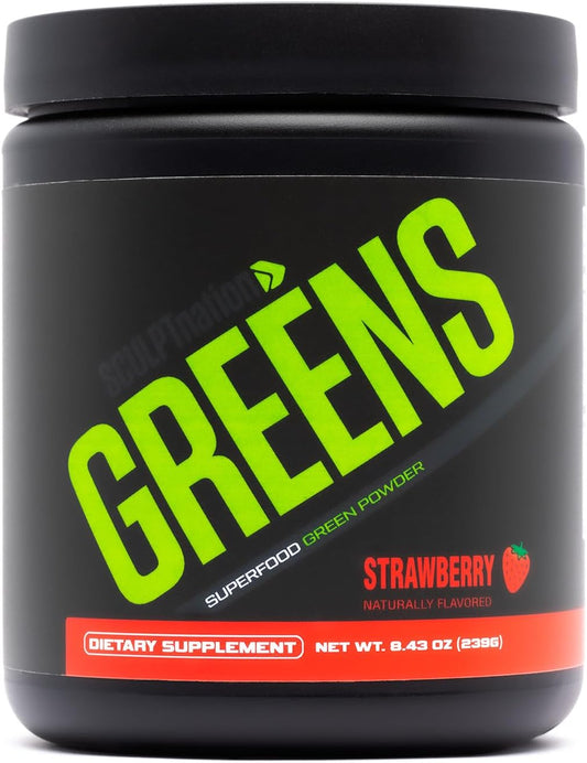premium-greens-powder-superfood-blend-with-collagen---sculpt-nation-strawberry-greens-for-skin-digestion-energy---30-day-supply-1