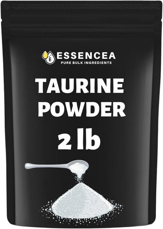 Premium Quality Essencea Taurine Powder - 2lb Pure Bulk Ingredients - 100% Taurine Powder - High-Quality Supplement (32 Ounces) - Espot.com.au