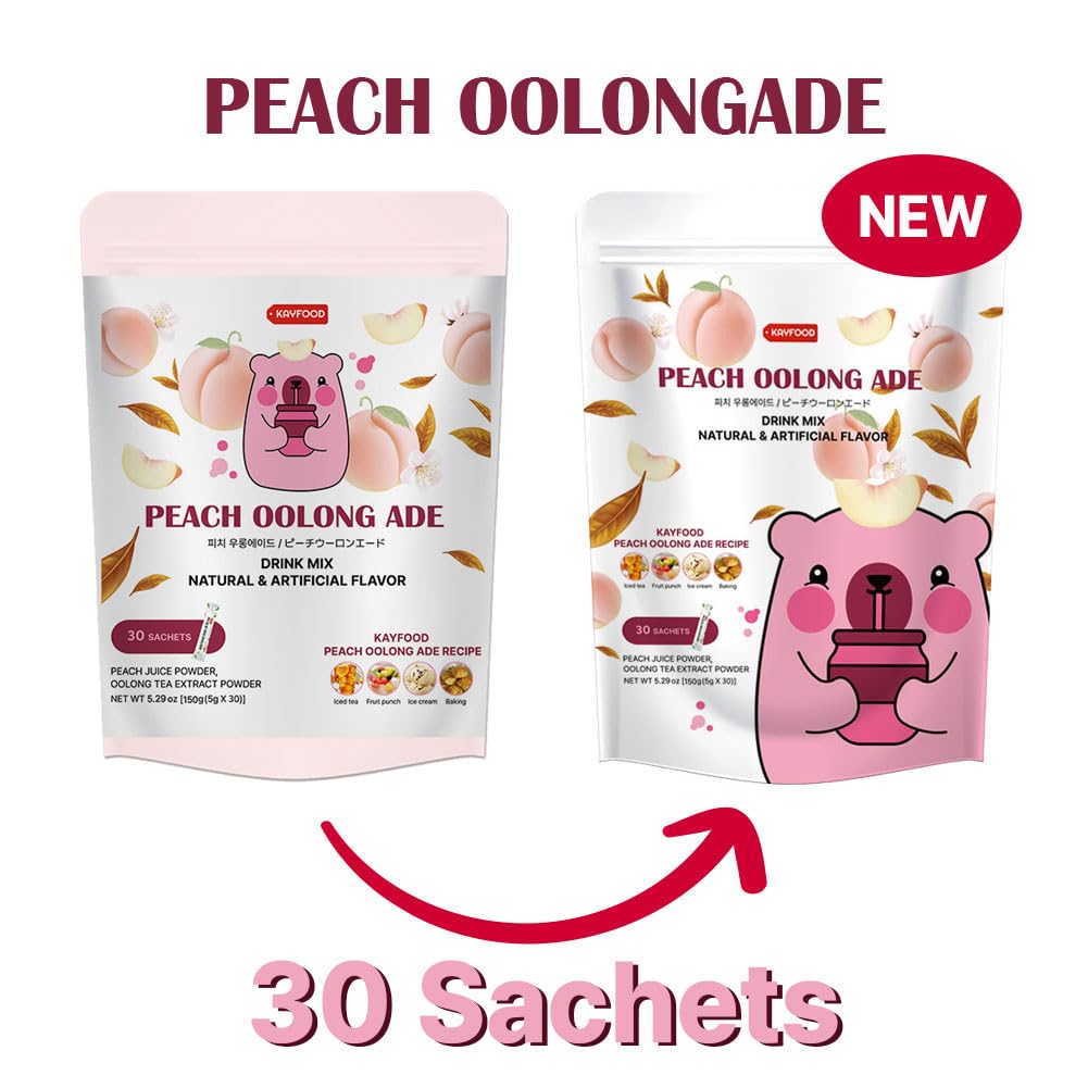 peach-oolongade-drink-mix---30-stick-packs-x-5g-premium-oolong-tea-peach-juice-powder---sugar-free-diet-oolong-tea-ade---529oz-6