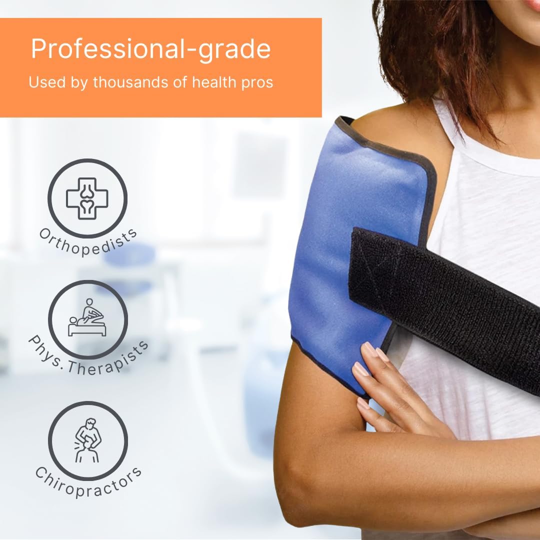 flexible-gel-ice-pack-with-straps---cold-compress-for-injuries---reusable-medical-ice-wrap-for-back-shoulders-legs-knees---half-size-3