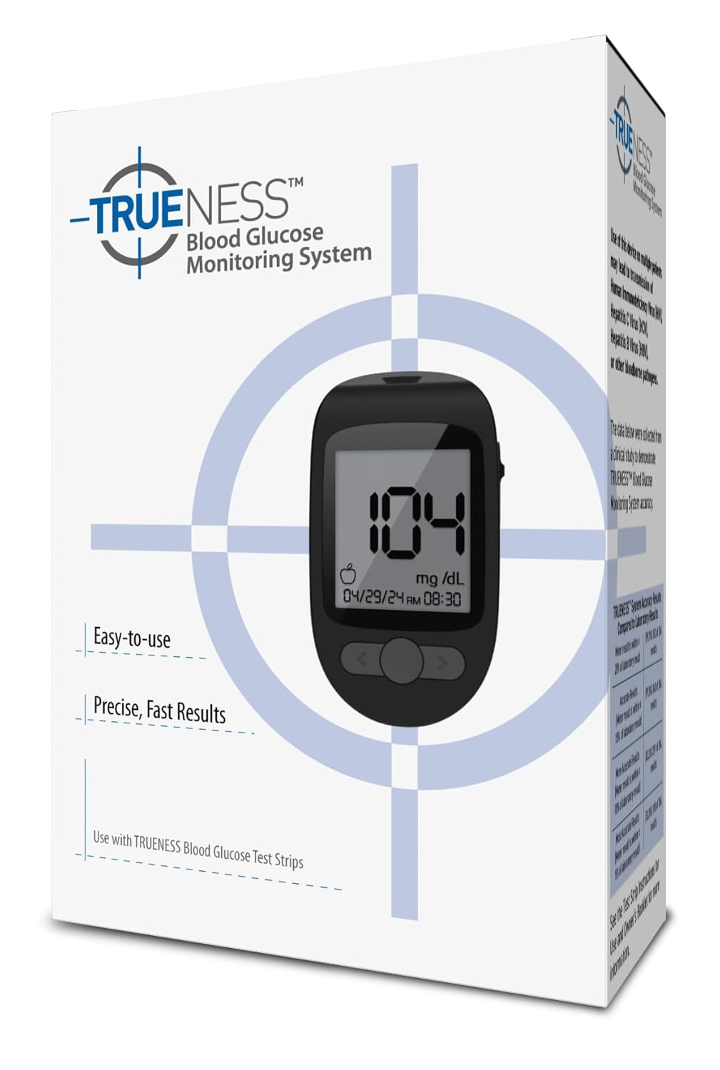 digital-trueness-meter-kit-with-100-strips-100-lancets-and-lancing-device---blood-glucose-testing-essentials-5