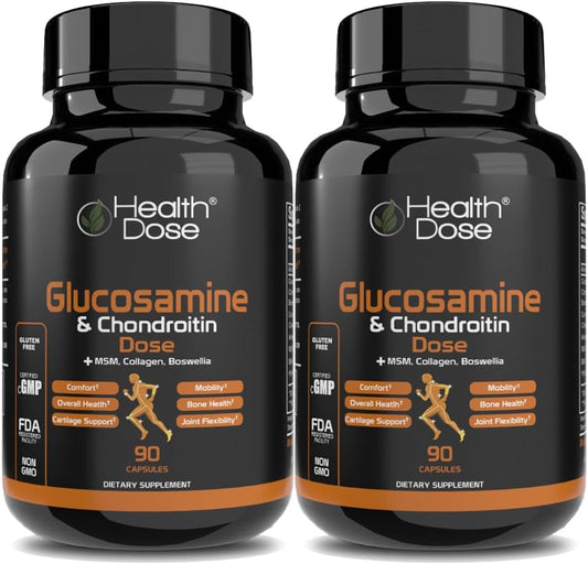 glucosamine-plus-joint-support-capsules-with-msm-collagen-boswellia---180-count---supports-joint-health-mobility-and-cartilage---antioxidant-properties---pack-of-2-1