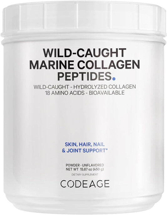 wild-caught-hydrolyzed-fish-collagen-peptides-powder---type-1-3-protein-supplement-for-skin-hair-nails---amino-acids---paleo-friendly---non-gmo---1587-oz-1