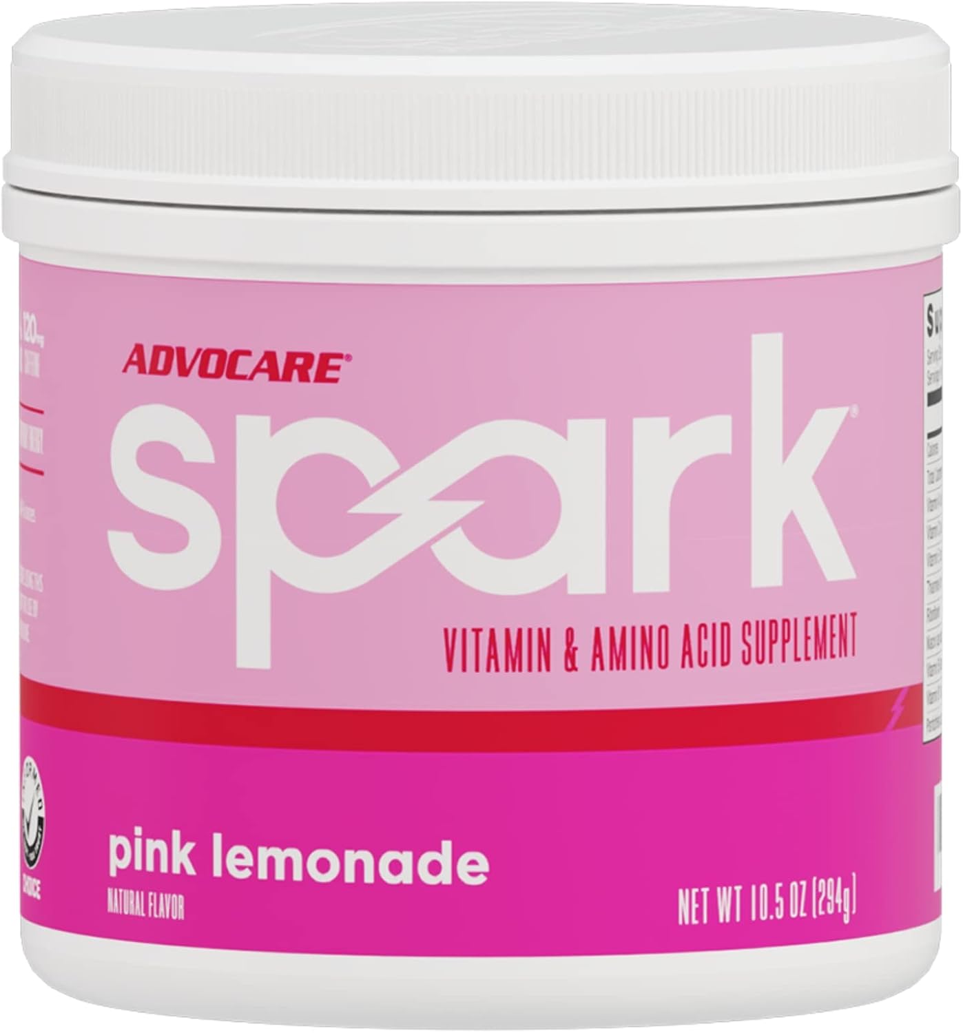 advocare-spark-pink-lemonade-focus-energy-drink-mix---vitamin-amino-acid-supplement-with-l-carnitine-l-tyrosine---105-oz-1