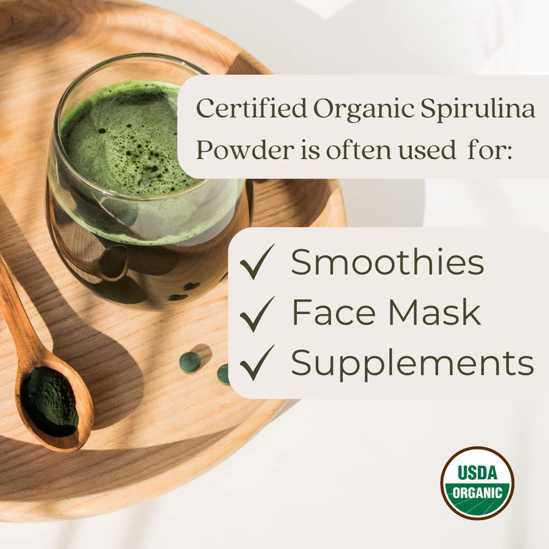 Organic Spirulina Powder - 4 Ounces by Starwest Botanicals - Espot.com.au