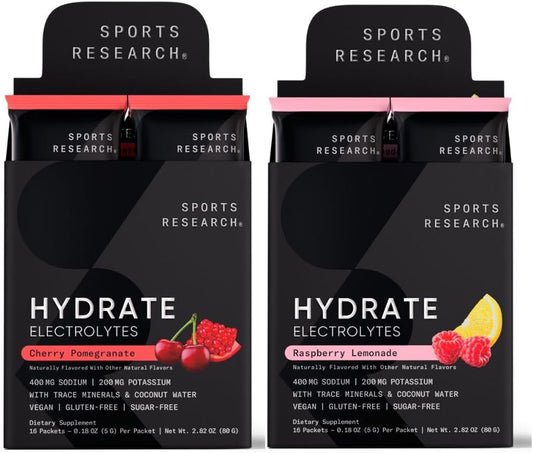 sports-research-hydrate-electrolytes-duo-pack---sugar-free-with-vitamins-minerals-32-hydration-packets-of-cherry-pomegranate-raspberry-lemonade-naturally-flavored-1