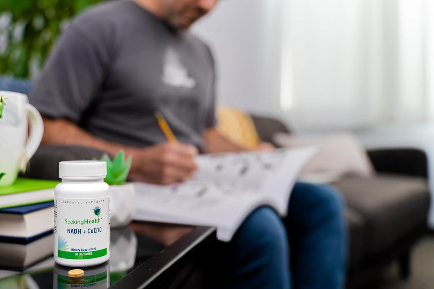 Memory & Healthy Aging Support Supplement - NADH-Coq-LOZ-A with Niacin - 30 Lozenges - Espot.com.au