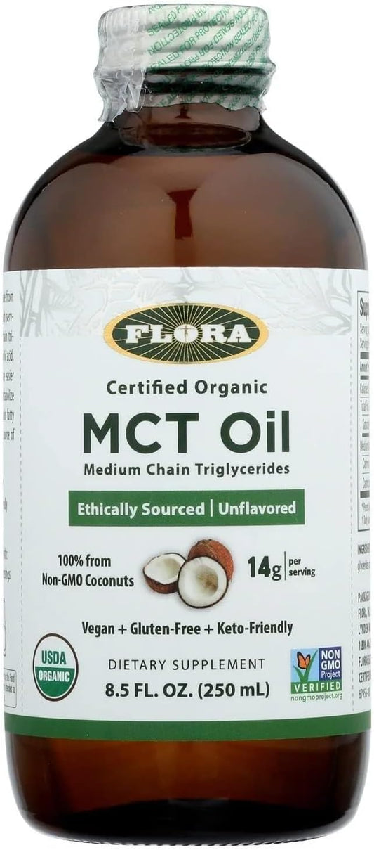 organic-flora-health-mct-oil-for-energy-boost-c8-c10-caprylic-capric-acids-keto-friendly-kosher-non-gmo-100-coconut-sourced-85-fl-oz-liquid-1