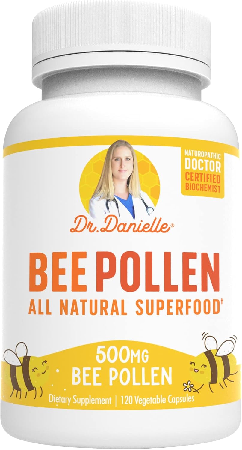 dr-danielle-bee-pollen-supplement---500mg-120-veggie-capsules-natural-bee-pollen-formula-by-dr-danielle-1