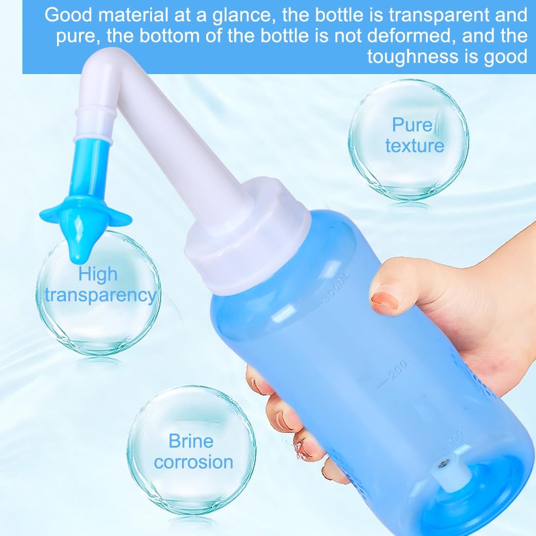 300ml-blue-neti-pot-sinus-rinse-bottle-for-adult-kids---bpa-free-nasal-irrigation-wash-kit---pressure-nose-cleaner-by-ysyonm-3