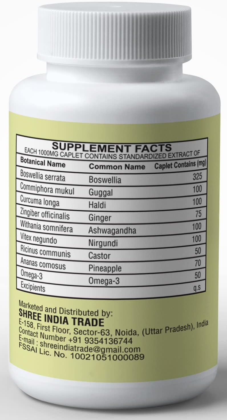 ortho-vatika-60-caplets-with-boswellia-serrata-omega-3---joint-support-supplement-with-8-natural-herbs---1000-mg-caplets---ayurvedic-formula-3