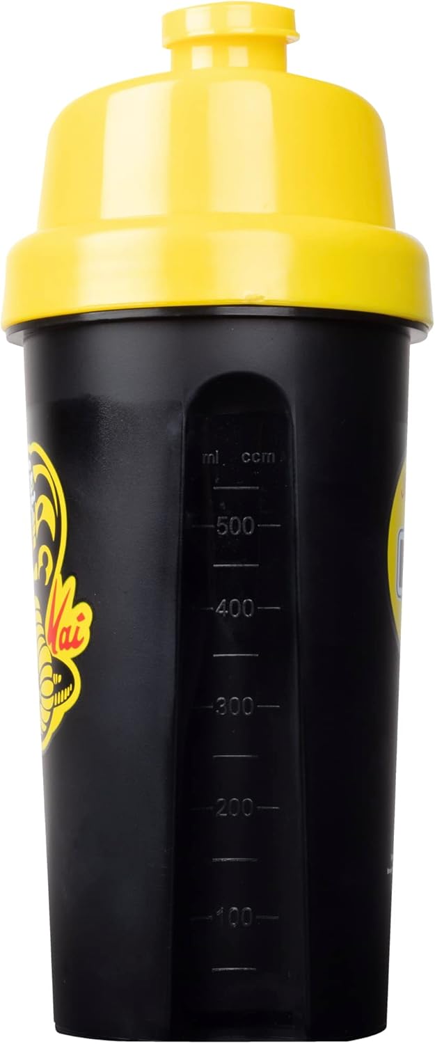 officially-licensed-cobra-kai-season-6-shaker-bottle---25oz-blender-mixer-ball-for-protein-powder-sports-drinks-shakes-smoothies---karate-kid-valentines-day-gift---kids-teens-adults-5