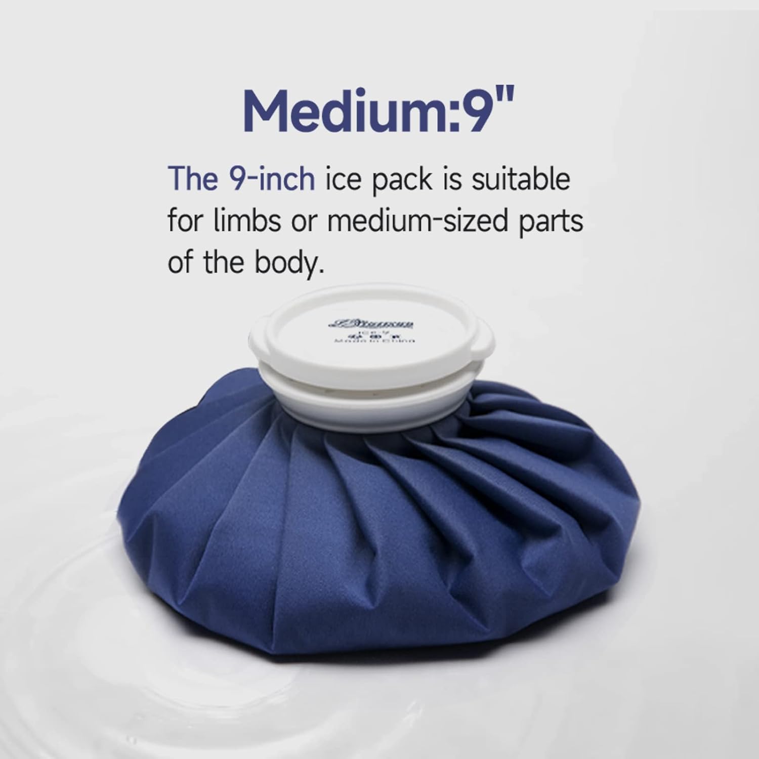 reusable-ice-pack-for-injuries-with-cover---hot-cold-therapy-for-pain-relief---no-leak-elastic-breathable-bag---9-size-2
