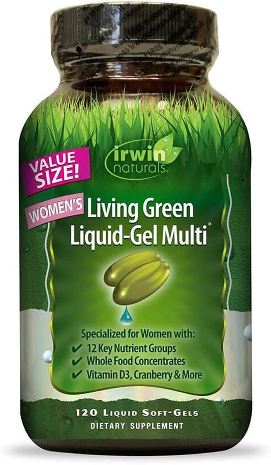 irwin-naturals-womens-living-green-liquid-gel-multi-vitamin---120-liquid-softgels-with-70-essential-nutrients-and-wholefood-blend-for-targeted-support-1